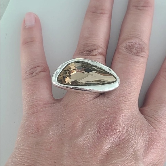 Contemporary Ring - Eclipse - Silver Plated - Picture 14 of 15